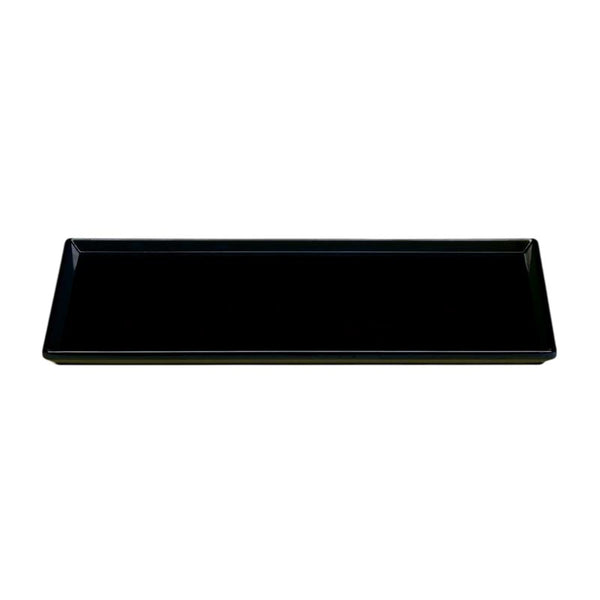 Zicco K-2044 Melamin Teşhir Tabağı, 18x35 cm, Siyah