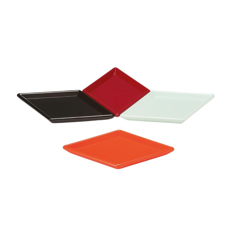 Zicco K-8511 Mini Baklava Dilimli Teşhir Tabağı, 17x11 cm, Beyaz