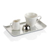Biradlı BRD-406410 Dikdörtgen Nescafe Servis Takımı, 26x14.50 cm