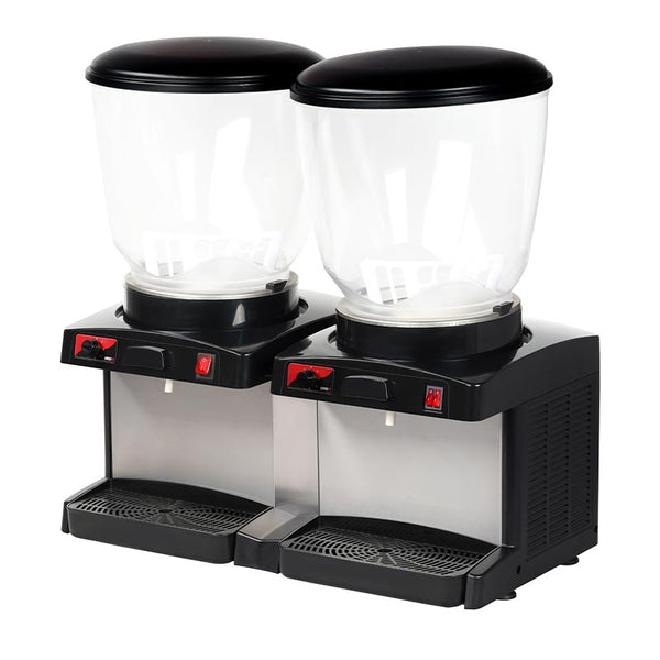 Omake Karıştırıcılı Manuel İkili Soğuk İçecek Dispenseri, 2x22 L