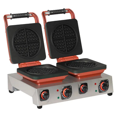 Omake WFL21.E22 Z5F 1201 Zamanlayıcılı Americano Çiftli Waffle Makinesi, Elektrikli