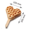 Omake WFL21 Kalp Waffle Kalıp Takımı