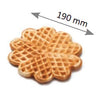 Omake WFL21 Küçük Çiçek Waffle Kalıp Takımı, 19 cm