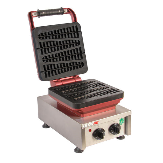 Omake WFL21.E12 Z5F Zamanlayıcılı Çubuk Tekli Waffle Makinesi, Elektrikli