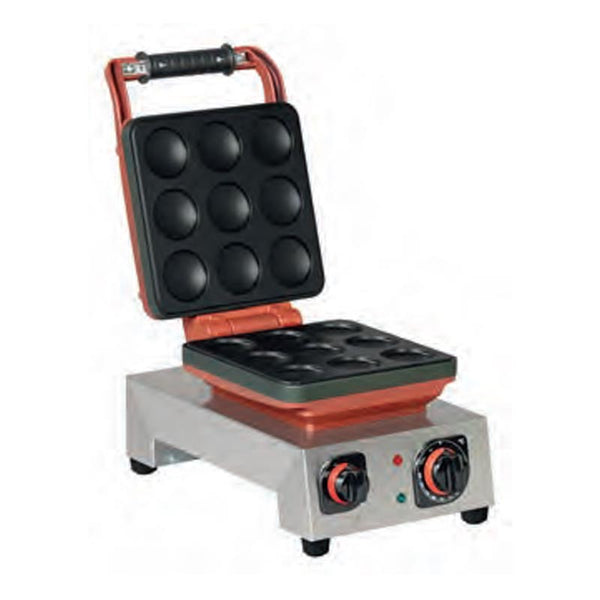 Omake WFL21.E12 Zamanlayıcılı Balls Tekli Waffle Makinesi, Elektrikli