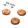 Omake WFL21.E22 Balls İkili Waffle Makinesi, 64 mm, Elektrikli