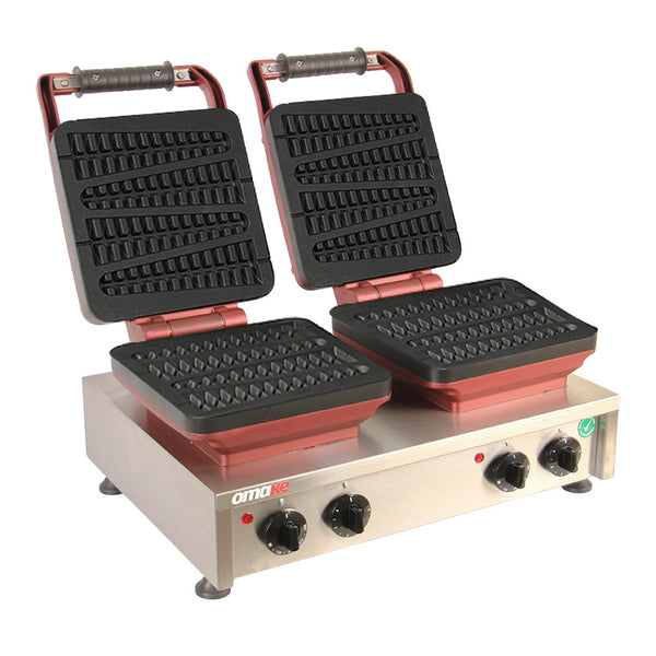 Omake WFL21.E22 Z5F 1101 Zamanlayıcılı Çubuk Çiftli Waffle Makinesi, Elektrikli