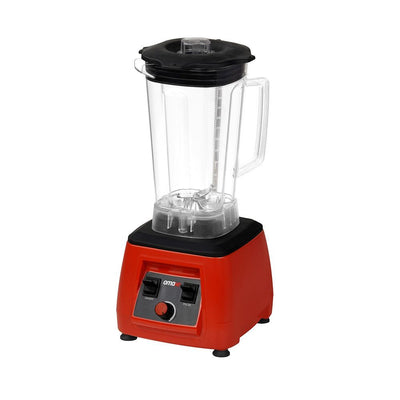 Omake Bar Blender 3 Litre Manuel Kapak Sensörlü Kırmızı