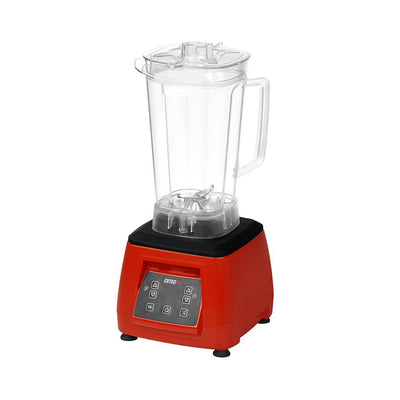 Omake Bar Blender 3 Litre Dijital Şeffaf Kapak Sensörsüz Kırmızı