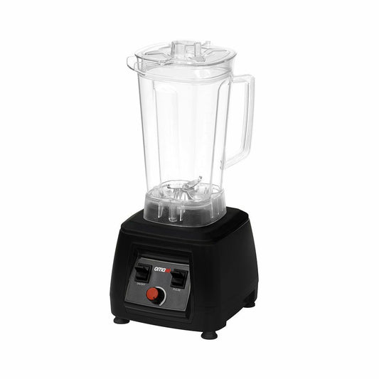 Omake Bar Blender 3 Litre Manuel Şeffaf Kapak Sensörsüz Siyah