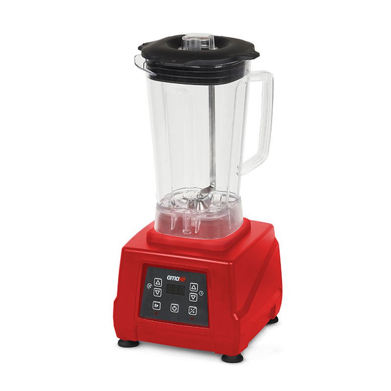 Omake Bar Blender 3 Liter Digital Lid Sensor Red