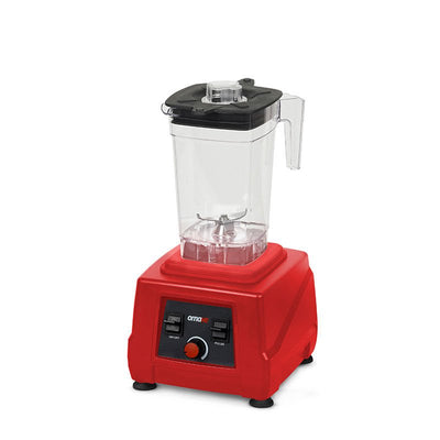 Omake Bar Blender 2 Liter Manual Lid Sensorless Red