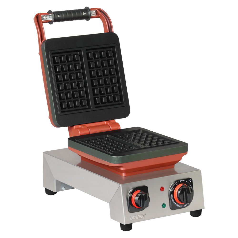 Omake Square Waffle Maker Brussels 4x6