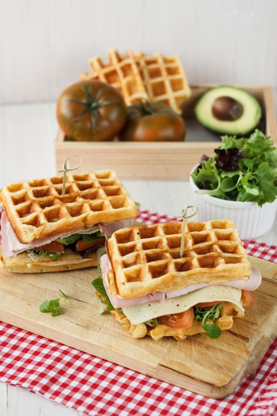 Omake Sabit İkili Waffle Makinesi Brüksel 3x5 Mini