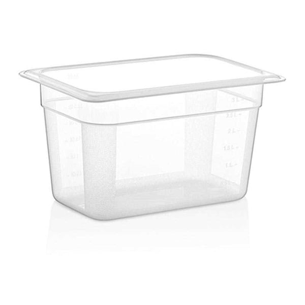Öztiryakiler Polipropilen Gastronom Küvet, GN 1/4, 26.5x16.2x15 cm