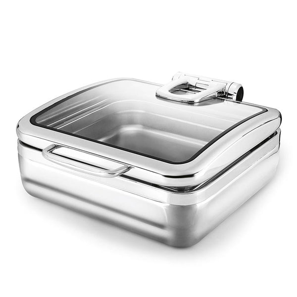 Öztiryakiler Kızaklı Isıtıcısız Kare Chafing Dish, GN 2-3, 5.5 L
