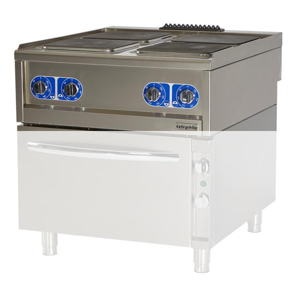Öztiryakiler Optimum 900 Seri OSOE 4090 E Set Üstü Ocak, 40x90x28 cm, Elektrikli