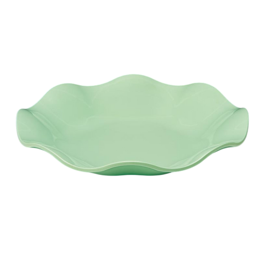 Zicco K-1043 Melamin Papatya Teşhir Tabağı, 45x7 cm, Yeşil