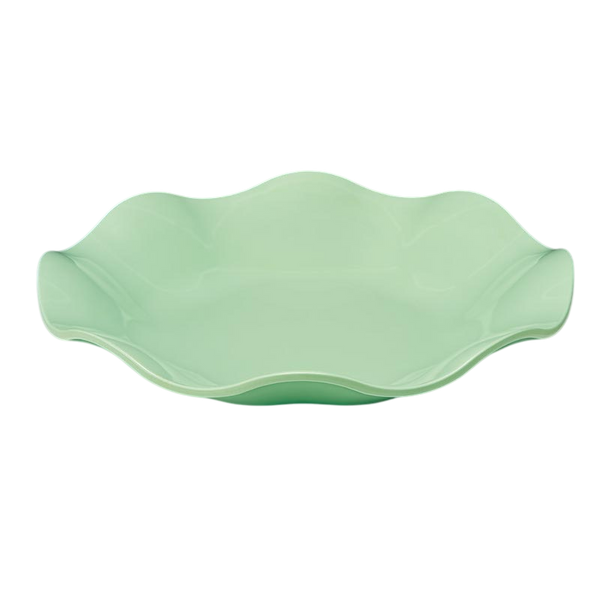 Zicco K-1043 Melamin Papatya Teşhir Tabağı, 45x7 cm, Yeşil