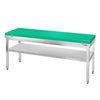 Paslanmaz Çelik Çalışma Tezgahı PREMIUM- 2000x700mm - Alt Raflı, Sırtsız, Kesme Plakası dahil