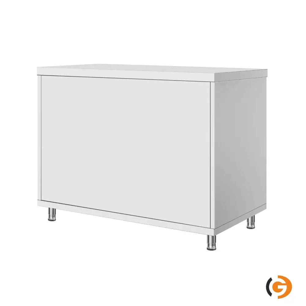 Paslanmaz Çelik Dolaplı Çalışma Tezgahı ECO – 1200x600 mm – Sürgü Kapılı