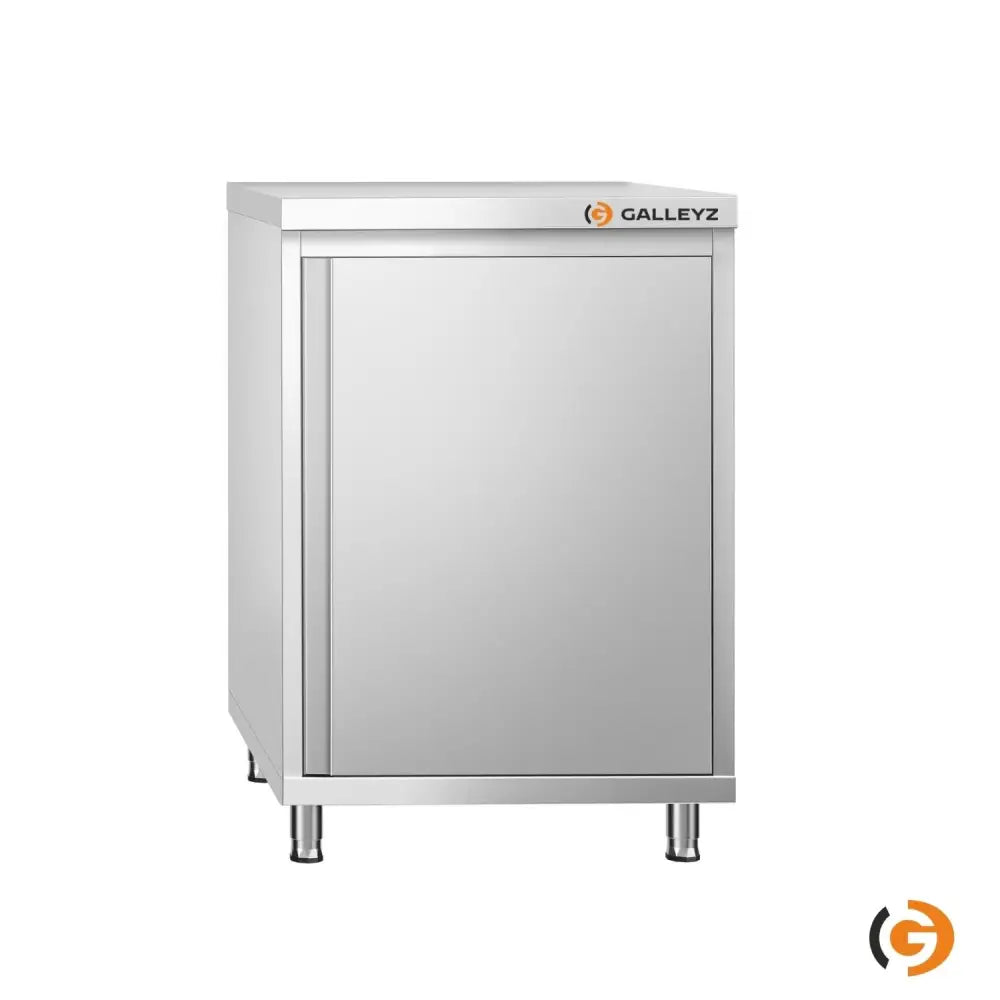 Paslanmaz Çelik Dolaplı Çalışma Tezgahı ECO – 1200x600 mm – Sürgü Kapılı