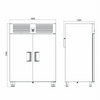 Iceinox Pasta Şoklama-2 Kapılı VTF 1600 N CR