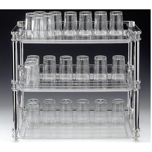 Zicco ZCP-672 Polikarbon Tepsili Bardak Standı, 53x33x h:46 cm