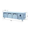 Iceinox UTS 280 N Pişirici Altı Buzdolabı - 3 Kapılı