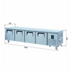 Iceinox Pişirici Altı Buzdolabı - 4 Kapılı - 240x70x60 Cm