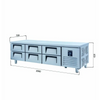 Iceinox Pişirici Altı Dondurucu - 6 Çekmeceli - 200x70x60 Cm
