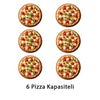 Öztiryakiler 24 cm x 6 Pizza Kapasiteli Tek Katlı Pizza Fırını, Elektrikli