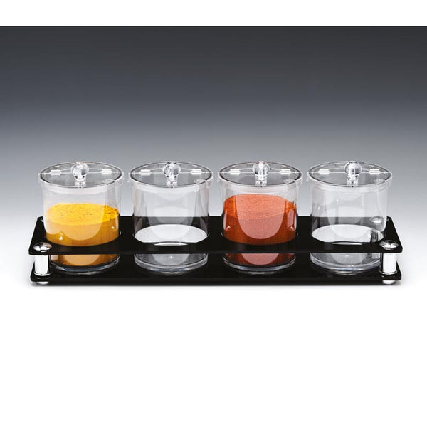 Zicco ZCP-526 Polikarbon Sosluk Reçellik Baharatlık Standı, 49x14x14 cm