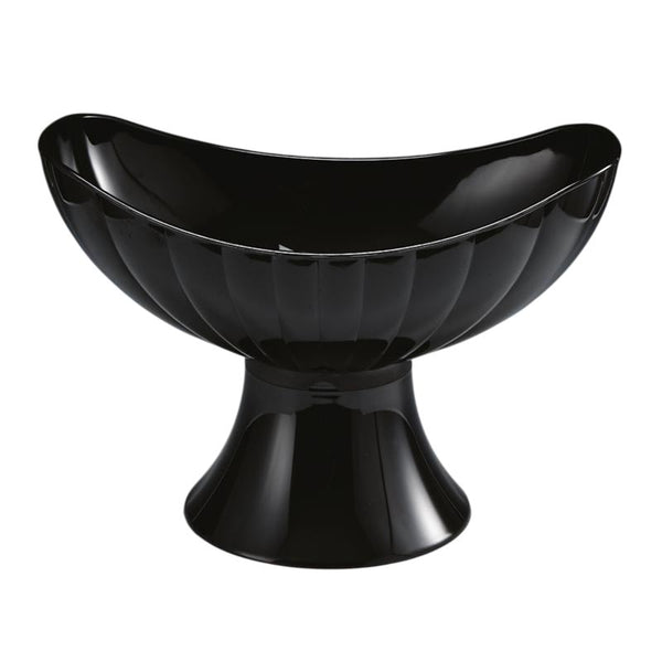 Zicco ZCP-476 Polikarbon Gondol Teşhir Kase, 42.5x25.5x29 cm, Siyah