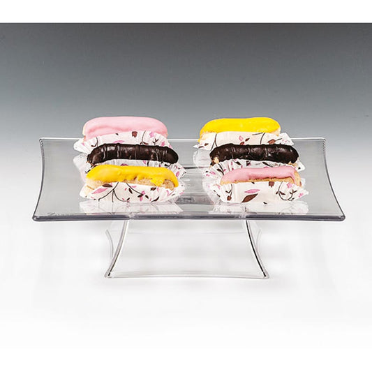 Zicco ZCP-626 Ayaklı Polikarbon Teşhir Standı, 20x20x7 cm, Şeffaf