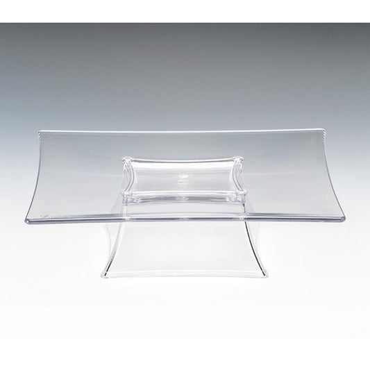 Zicco ZCP-627 Ayaklı Polikarbon Teşhir Standı, 25x25x7 cm, Şeffaf