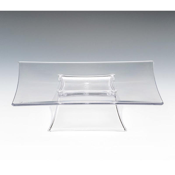 Zicco ZCP-627 Ayaklı Polikarbon Teşhir Standı, 25x25x7 cm, Şeffaf