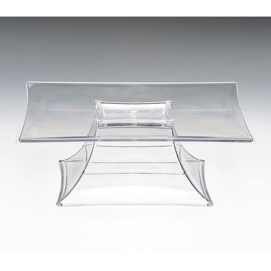 Zicco ZCP-628 Ayaklı Polikarbon Teşhir Standı, 30x30x10.5 cm, Şeffaf