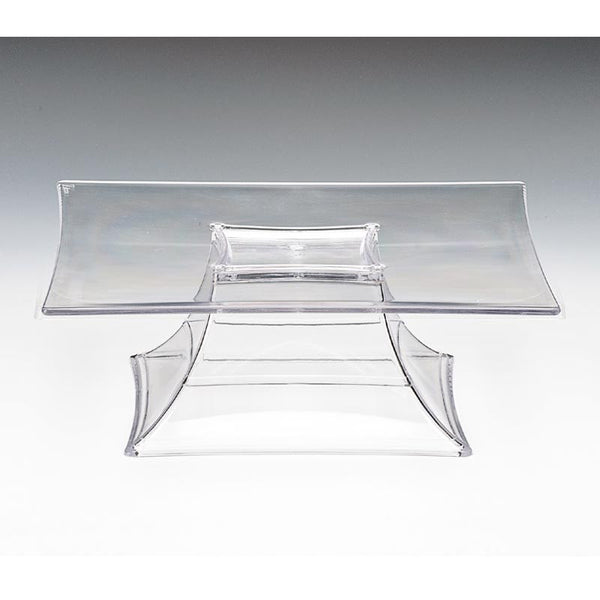 Zicco ZCP-628 Ayaklı Polikarbon Teşhir Standı, 30x30x10.5 cm, Şeffaf