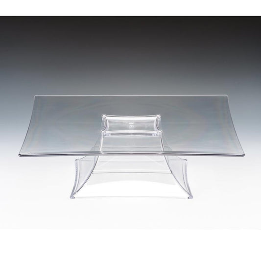 Zicco ZCP-629 Ayaklı Polikarbon Teşhir Standı, 35x35x10.5 cm, Şeffaf