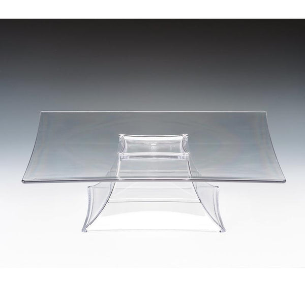 Zicco ZCP-629 Ayaklı Polikarbon Teşhir Standı, 35x35x10.5 cm, Şeffaf