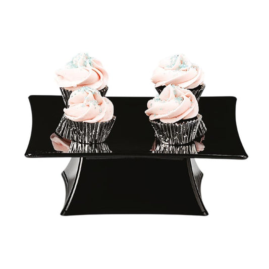 Zicco ZCP-626 Ayaklı Polikarbon Teşhir Standı, 20x20x7 cm, Siyah