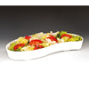 Zicco ZCP-299 Polikarbon Damla Teşhir Tabağı, 45x21x6.5 cm, Beyaz