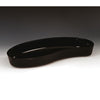Zicco ZCP-299 Polikarbon Damla Teşhir Tabağı, 45x21x6.5 cm, Siyah
