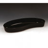 Zicco ZCP-299 Polikarbon Damla Teşhir Tabağı, 45x21x6.5 cm, Siyah