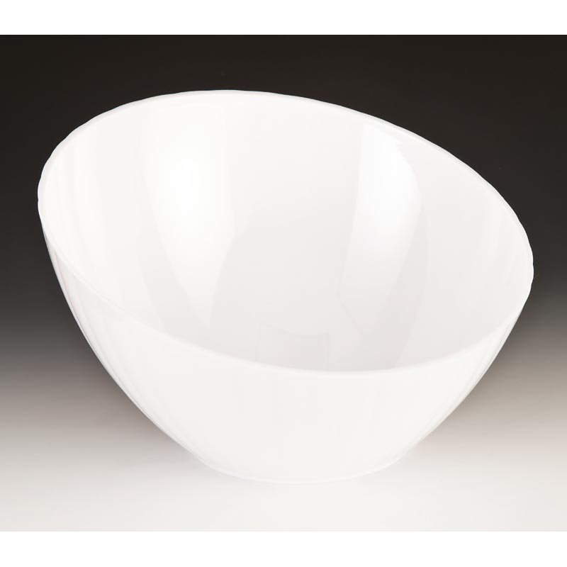 Zicco ZCP-302 Eğimli Polikarbon Teşhir Kasesi, 31.5 m, Beyaz