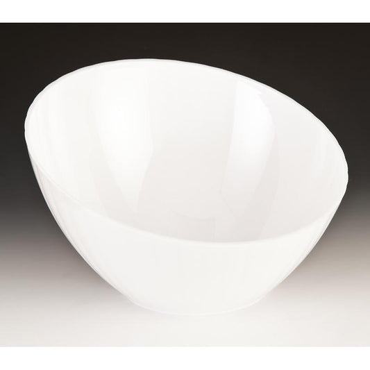 Zicco ZCP-302 Eğimli Polikarbon Teşhir Kasesi, 31.5 m, Beyaz