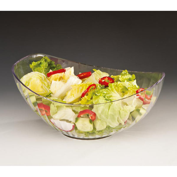 Zicco ZCP-301 Polikarbon Gondol Teşhir Kasesi, 3x22.5 cm, Şeffaf