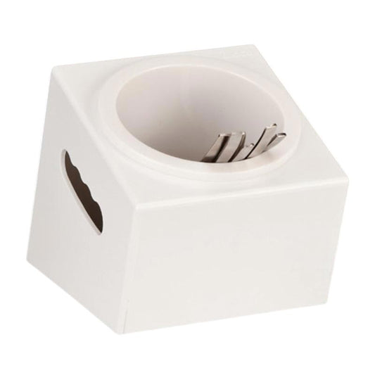 Zicco ZCP-414 Polikarbon Çatal Kaşık Standı, 16.5x18x15 cm, Beyaz