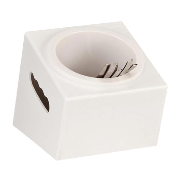 Zicco ZCP-414 Polikarbon Çatal Kaşık Standı, 16.5x18x15 cm, Beyaz